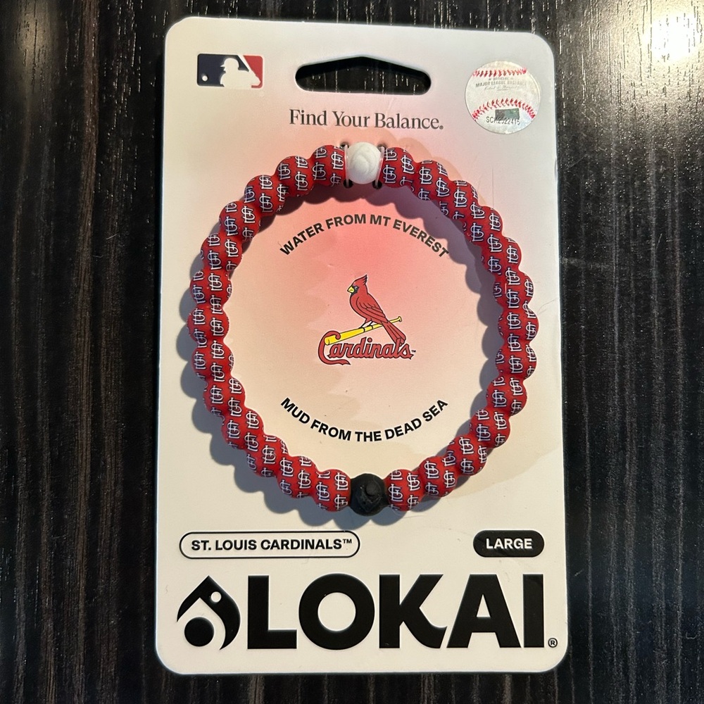 NWT St Louis Cardinals Lokai Bracelets